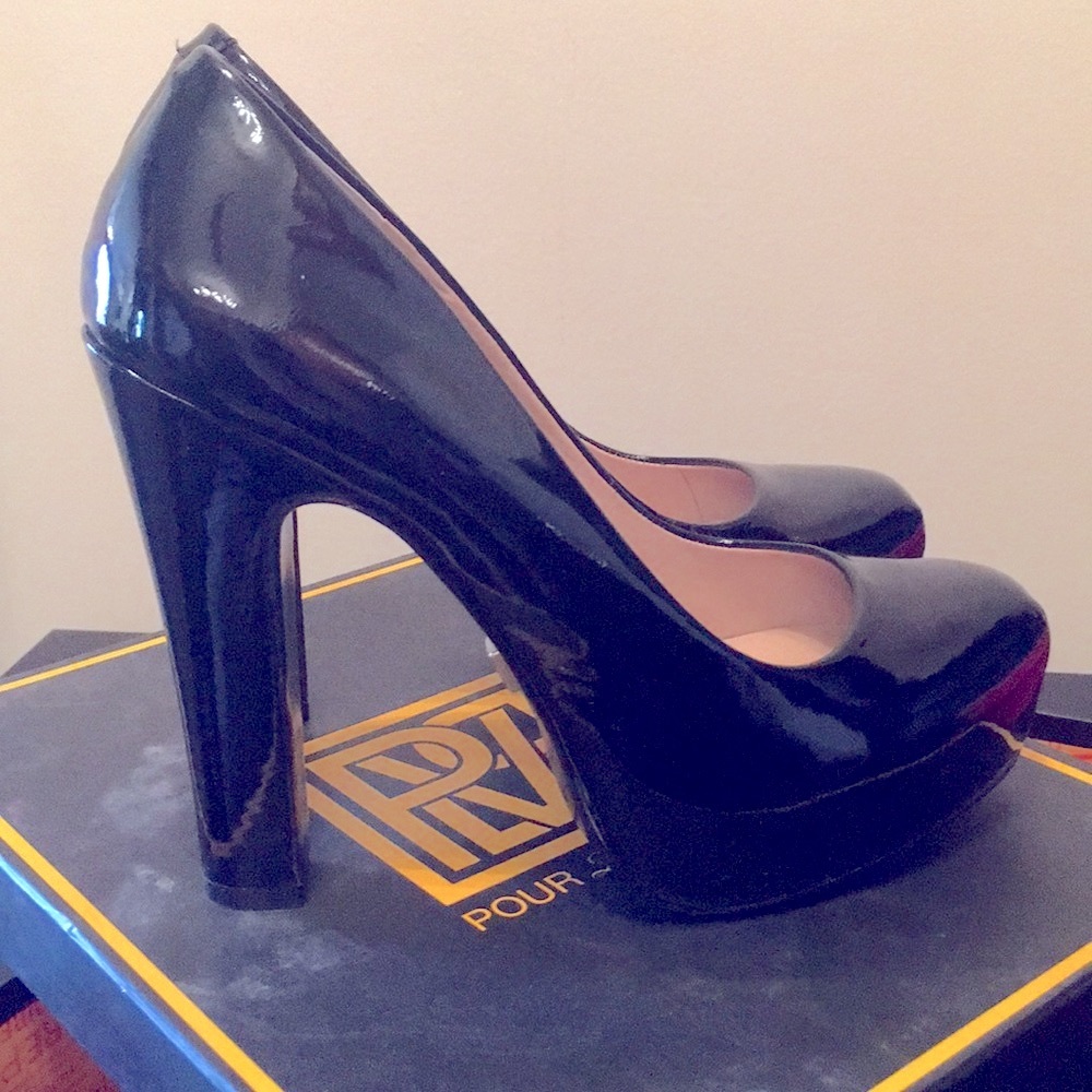 Pour la Victoire Irina II Black Patent Leather 9